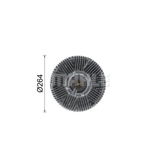 CFC 204 000P - Clutch, radiator fan 