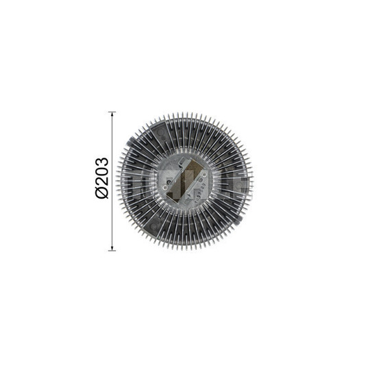 CFC 35 000P - Clutch, radiator fan 