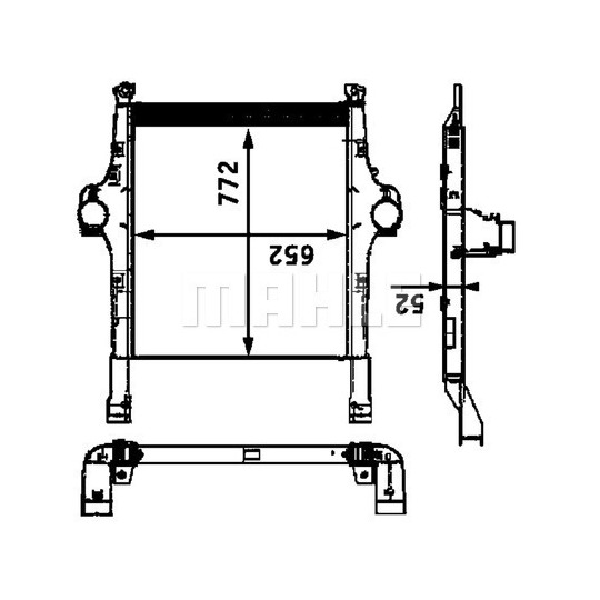 CI 115 000P - Laddluftkylare 