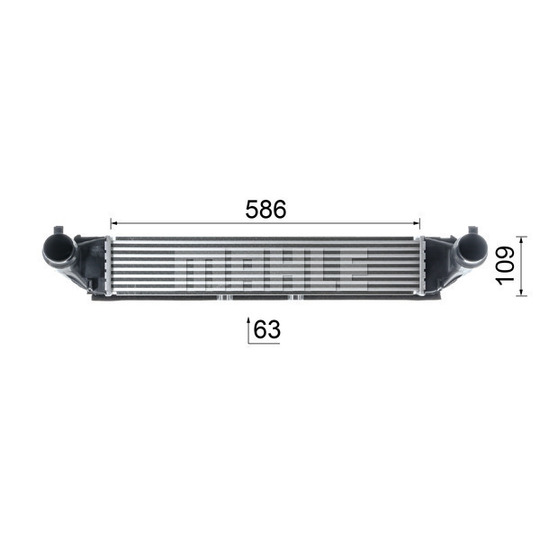 CI 620 000P - Kompressoriõhu radiaator 