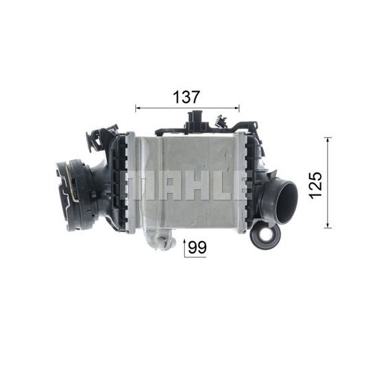 CI 616 000P - Kompressoriõhu radiaator 