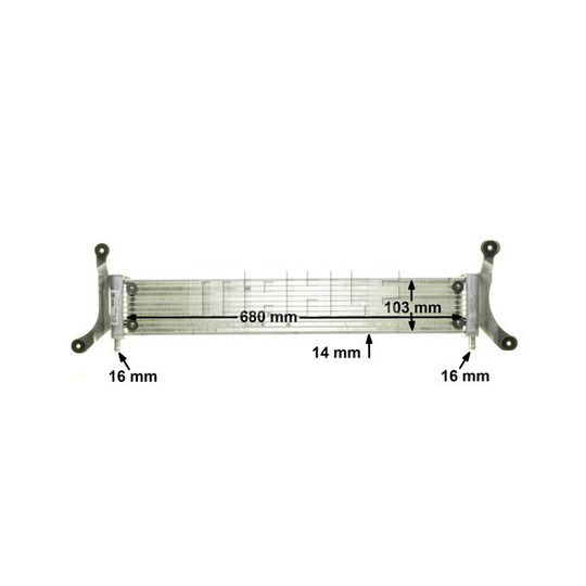 CIR 6 000P - Low Temperature Cooler, intercooler 