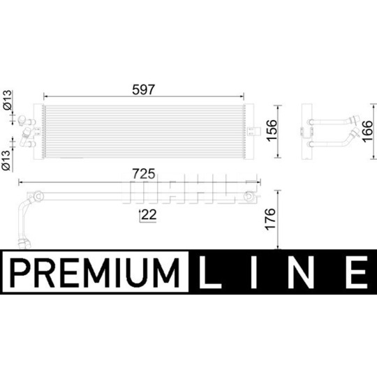 CLC 293 000P - Oil Cooler, automatic transmission 