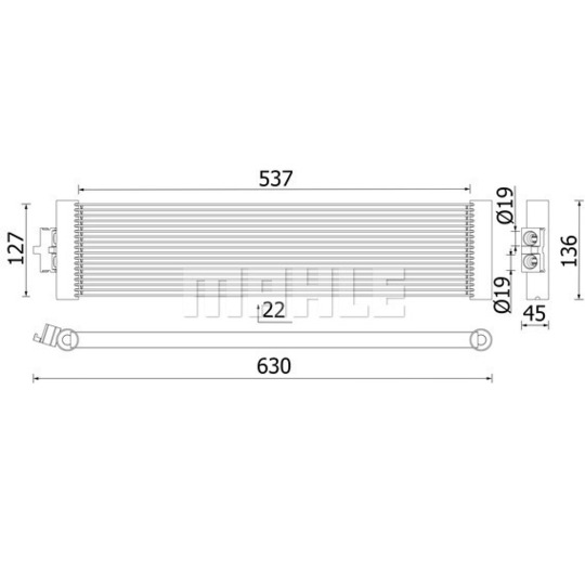 CLC 327 000P - Õliradiaator, automaatkast 