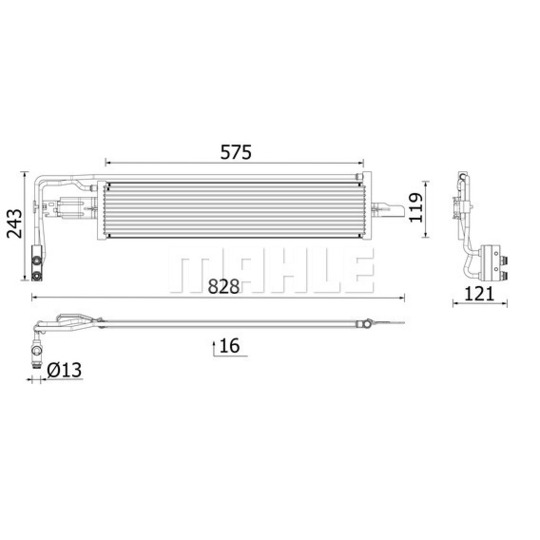 CLC 319 000P - Oil Cooler, automatic transmission 