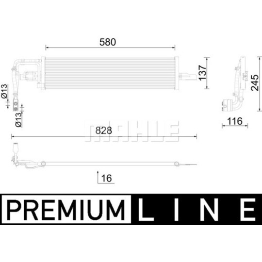 CLC 290 000P - Oil Cooler, automatic transmission 