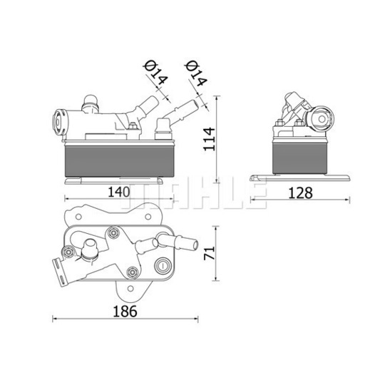 CLC 225 000P - Õliradiaator, automaatkast 