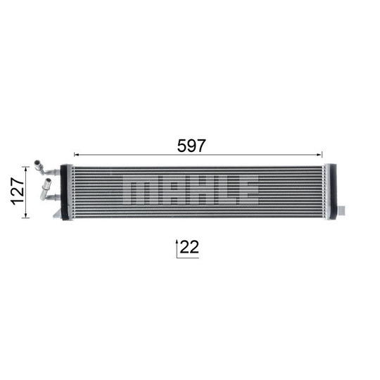 CLC 292 000P - Oil Cooler, automatic transmission 