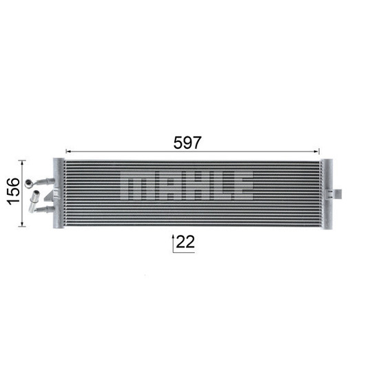 CLC 293 000P - Oil Cooler, automatic transmission 