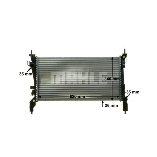 CR 1130 000P - Radiator, engine cooling 