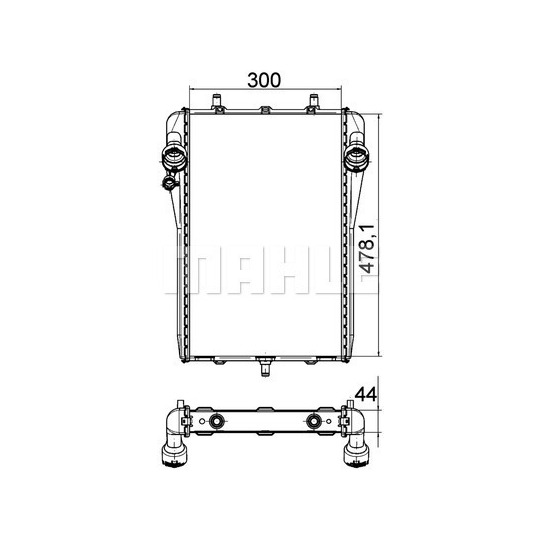 CR 1397 000P - Radiaator,mootorijahutus 