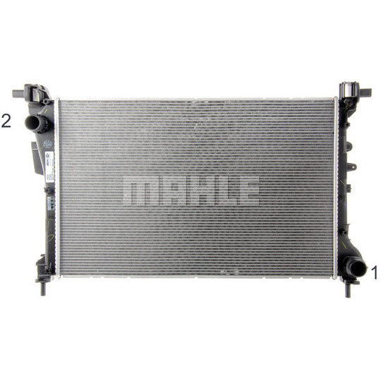 CR 1661 000P - Radiator, engine cooling 