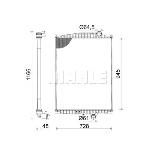 CR 2096 000S - Radiaator,mootorijahutus 