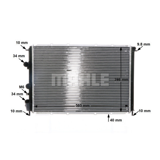 CR 2203 000S - Radiator, engine cooling 