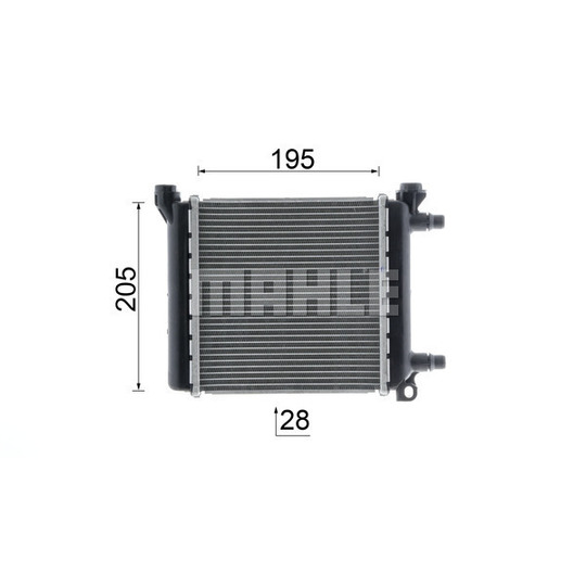 CR 2642 000P - Radiator, engine cooling 