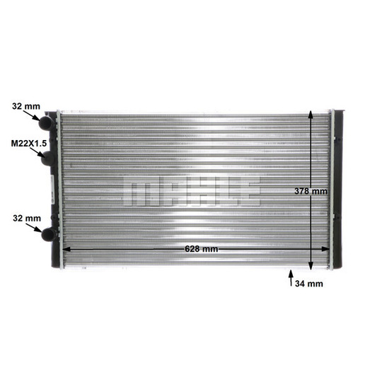 CR 401 000S - Radiator, engine cooling 