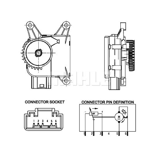 AA 16 000P - Control, blending flap 