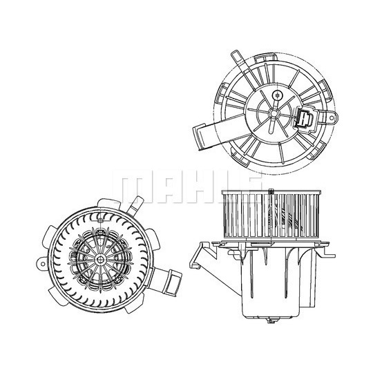 AB 132 000P - Interior Blower 