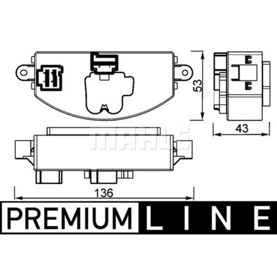 ABR 106 000P - Regulator, passenger compartment fan 