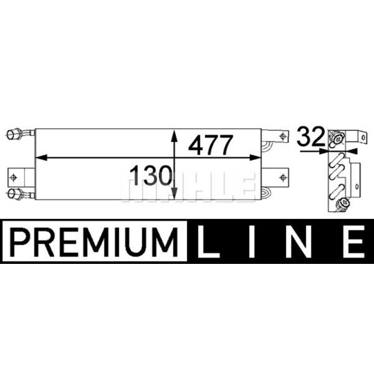 AC 356 000P - Kondensor, klimatanläggning 