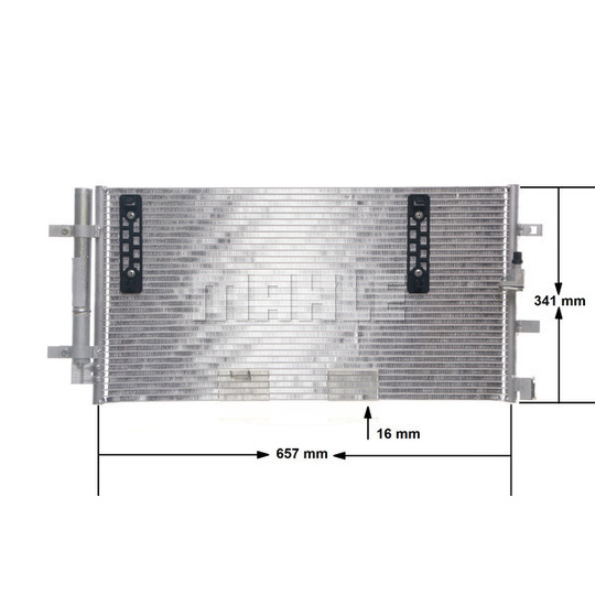 AC 4 000S - Condenser, air conditioning 