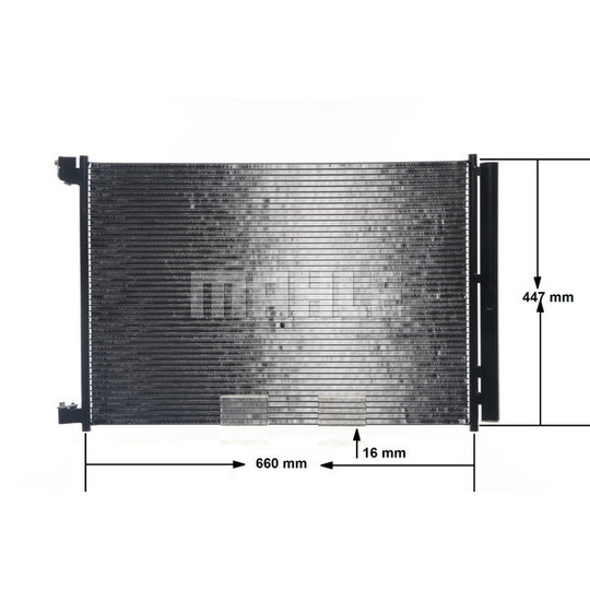 AC 412 000S - Condenser, air conditioning 