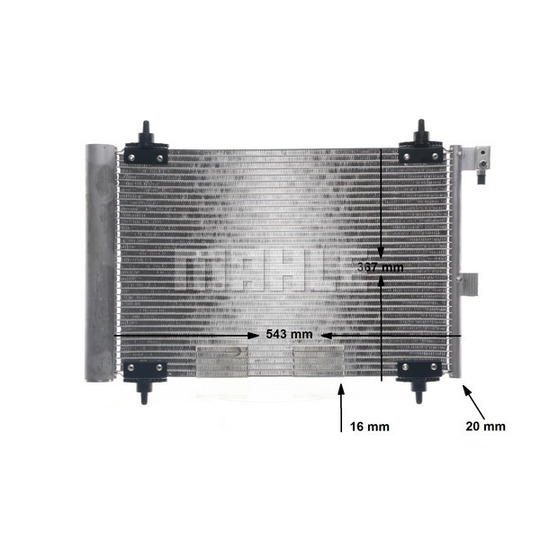 AC 350 000S - Condenser, air conditioning 