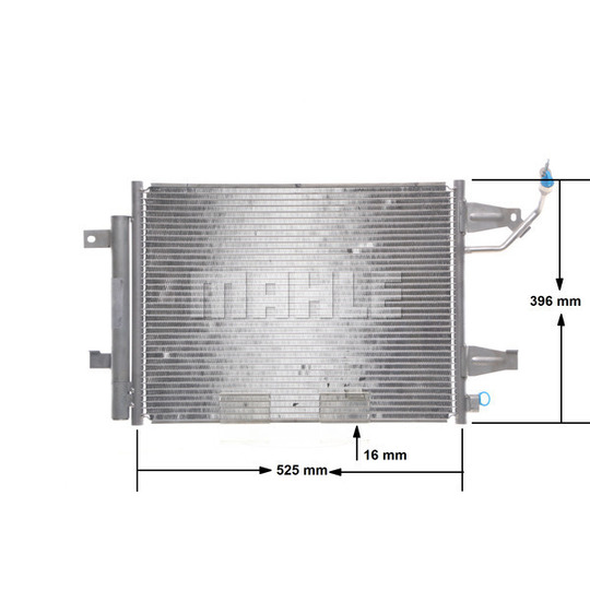 AC 509 000S - Condenser, air conditioning 