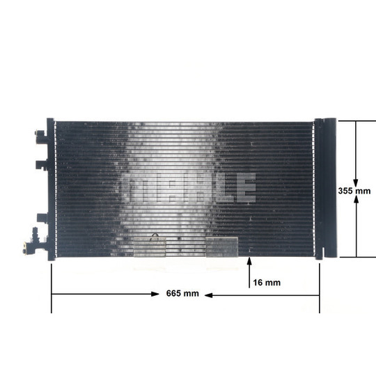 AC 630 000S - Condenser, air conditioning 