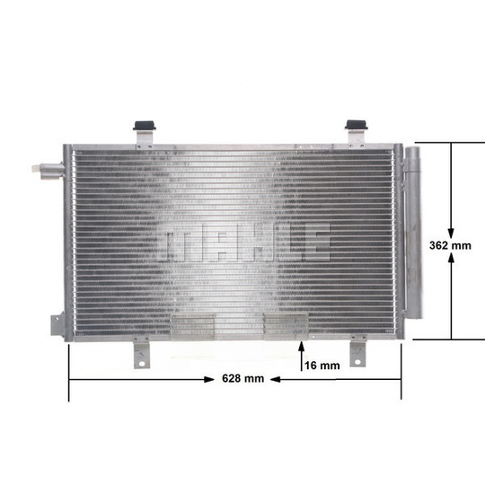 AC 556 000S - Condenser, air conditioning 