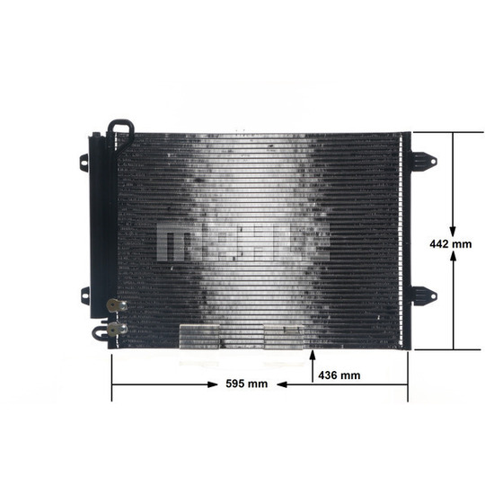 AC 666 000S - Condenser, air conditioning 