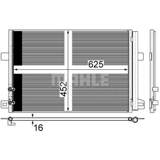 AC 885 000S - Kondensaator,kliimaseade 