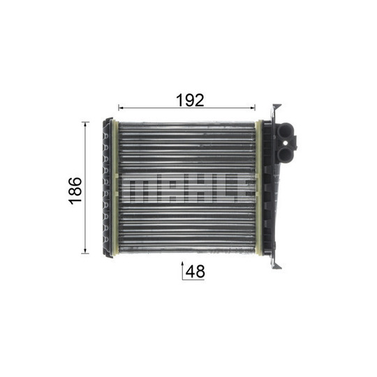 AH 106 000P - Heat Exchanger, interior heating 