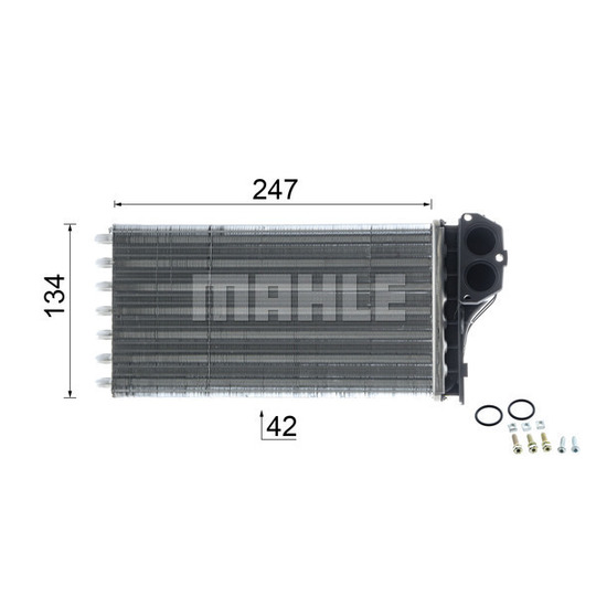 AH 112 000P - Heat Exchanger, interior heating 