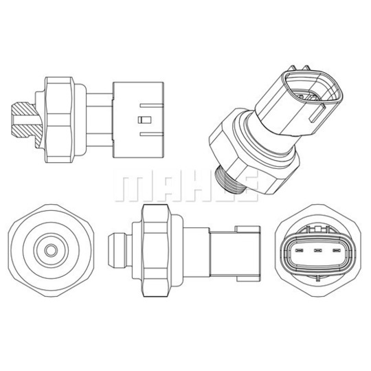 ASE 9 000P - Pressure Switch, air conditioning 