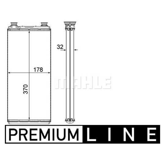 AH 5 000P - Heat Exchanger, interior heating 