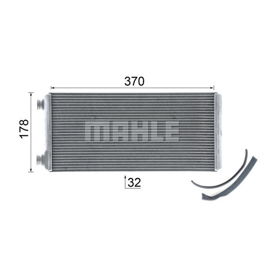 AH 5 000P - Heat Exchanger, interior heating 