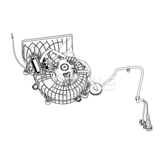 CFB 1 000P - Fan, traction battery 