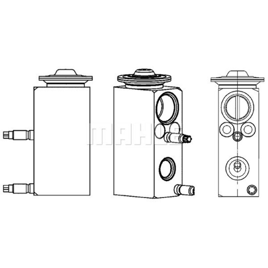 AVE 77 000P - Expansionsventil, klimatanläggning 