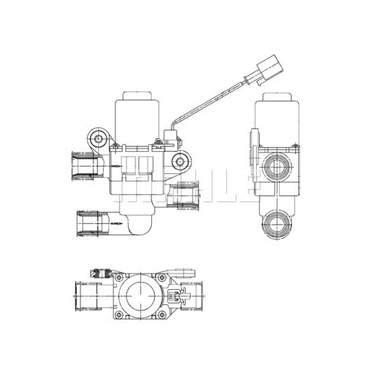 AVS 2 000P - Magnetklapp, kliimaseade 