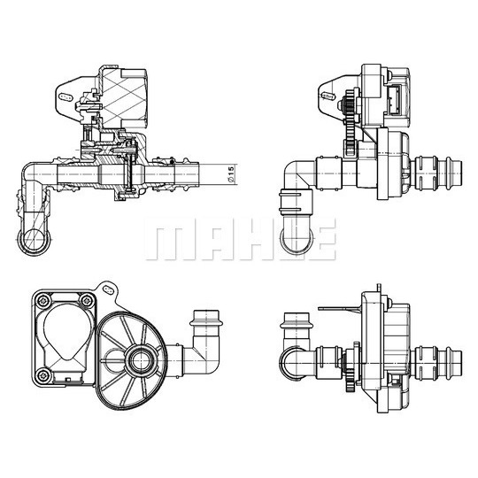 AVS 4 000P - Solenoid Valve, air conditioning 