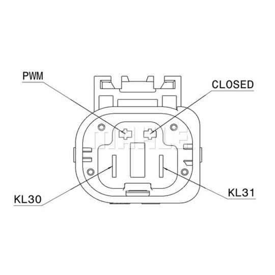 CFF 405 000P - Fan, radiator 