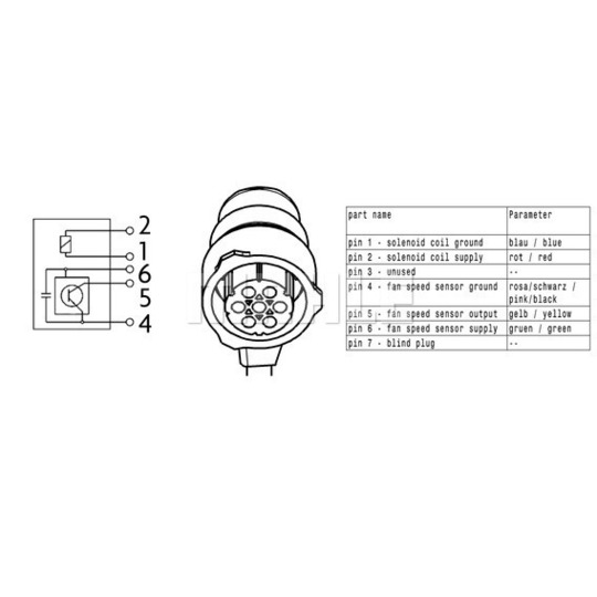 CFC 173 000P - Clutch, radiator fan 