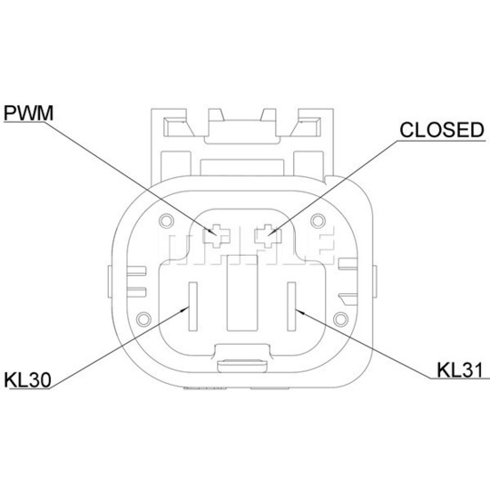 CFF 404 000P - Fan, radiator 