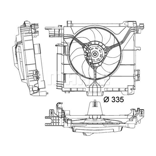 CFF 211 000P - Ventilaator,mootorijahutus 