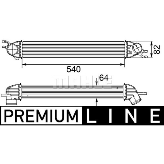 CI 188 000P - Laddluftkylare 