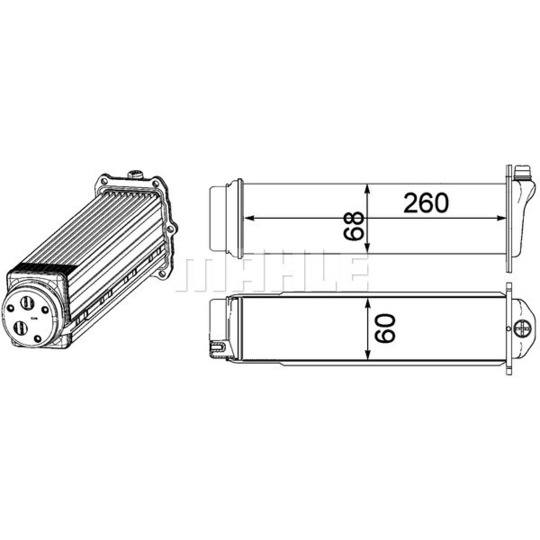 CI 481 000P - Kompressoriõhu radiaator 