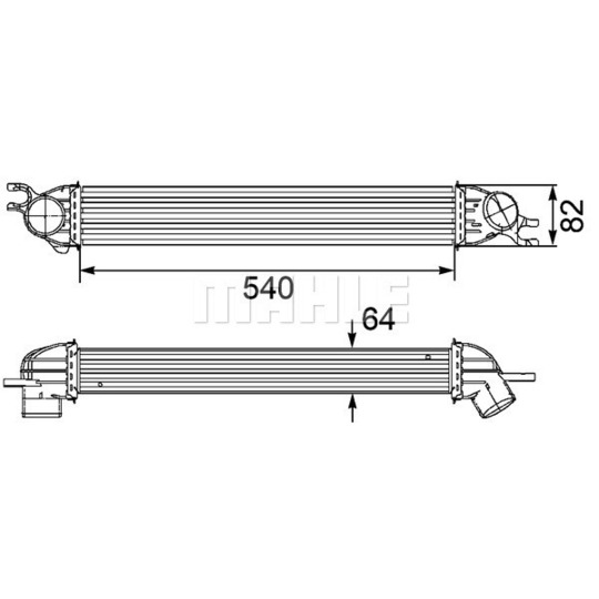 CI 188 000P - Laddluftkylare 