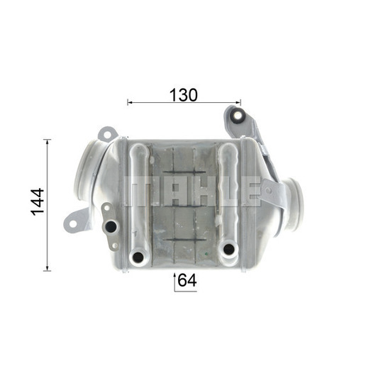 CI 186 000P - Intercooler, charger 