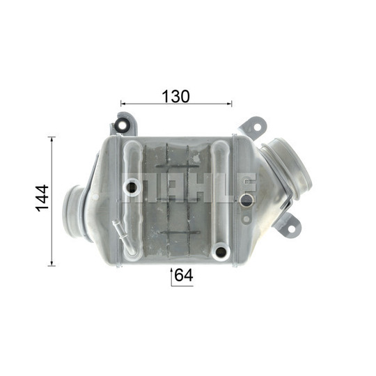 CI 187 000P - Intercooler, charger 